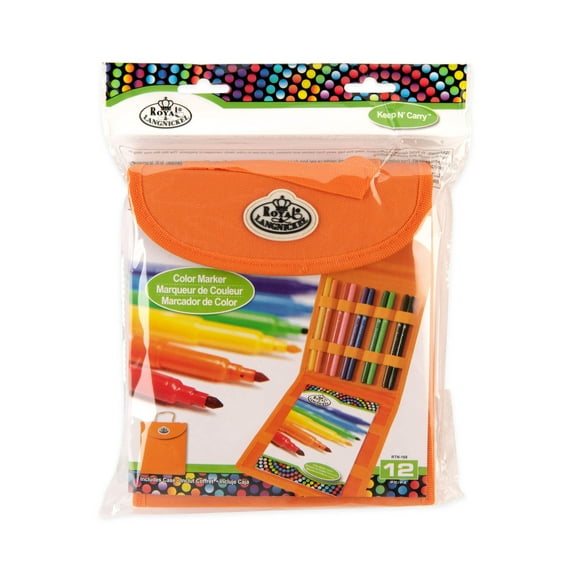 Royal & Langnickel Keep N' Carry Color Marker Art Set - 12pc