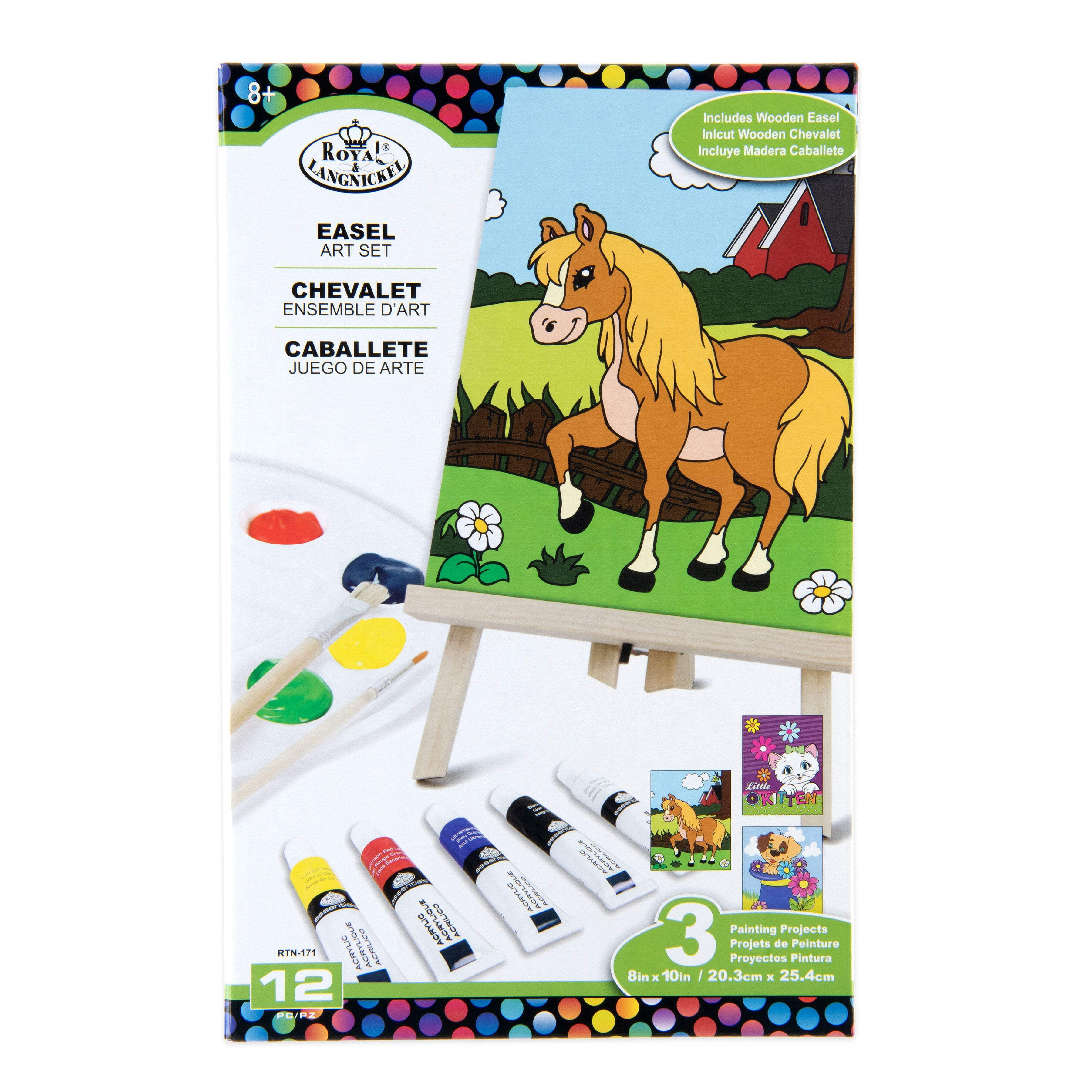 Royal & Langnickel Wood Easel Art Set - 12pc