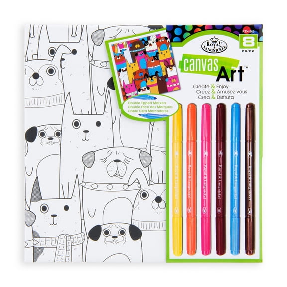 Royal & Langnickel Canvas Art Marker Art Set - 8pc
