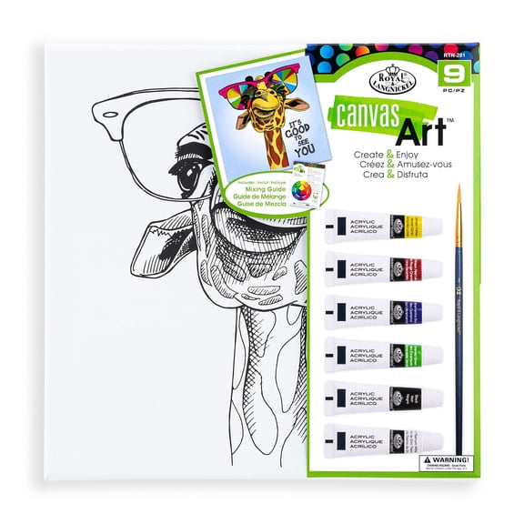 Royal & Langnickel Canvas Art Paint Giraffe