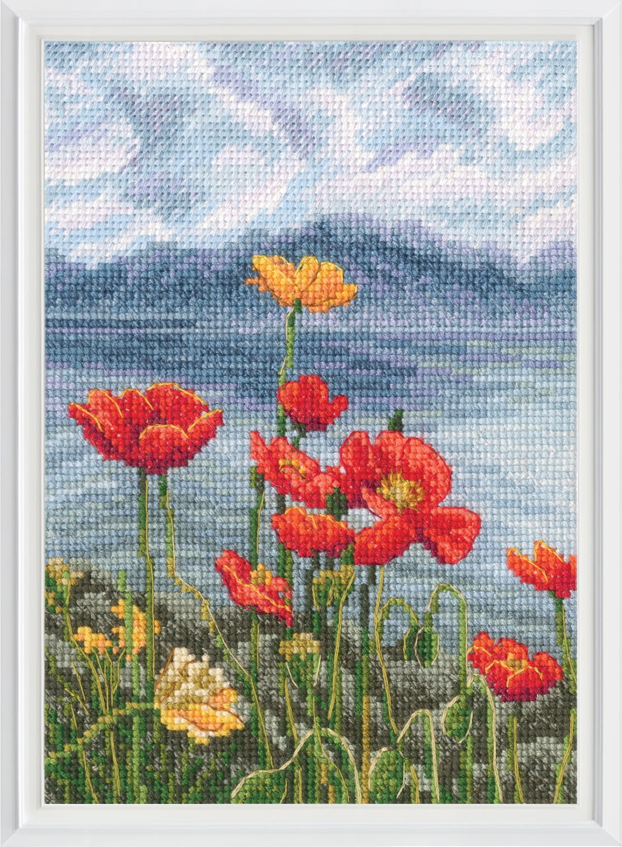 RTO Counted Cross Stitch Kit 4.75"X7"-In The Moment - Meadow