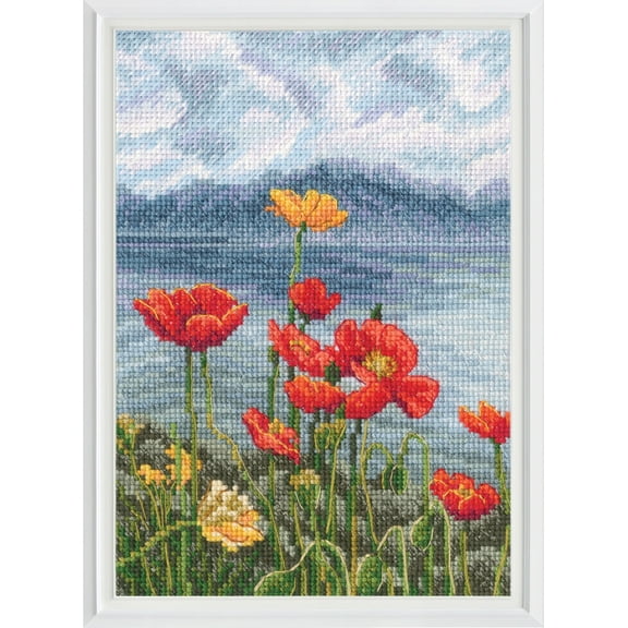 RTO Counted Cross Stitch Kit 4.75"X7"-In The Moment - Meadow