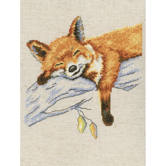 RTO Counted Cross Stitch Kit 6.5"X6.5"-Autumn Dream (16 Count)