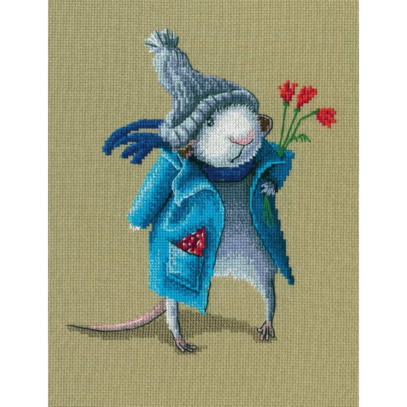 RTO Counted Cross Stitch Kit 6"X7.25"-Bunch Under The Armpits (16 Count)