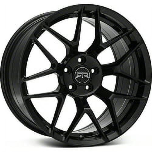 RTR 20x10.5 5X4.50 852GB Tech 7 Mustang Black Wheel Rim | Qty 1