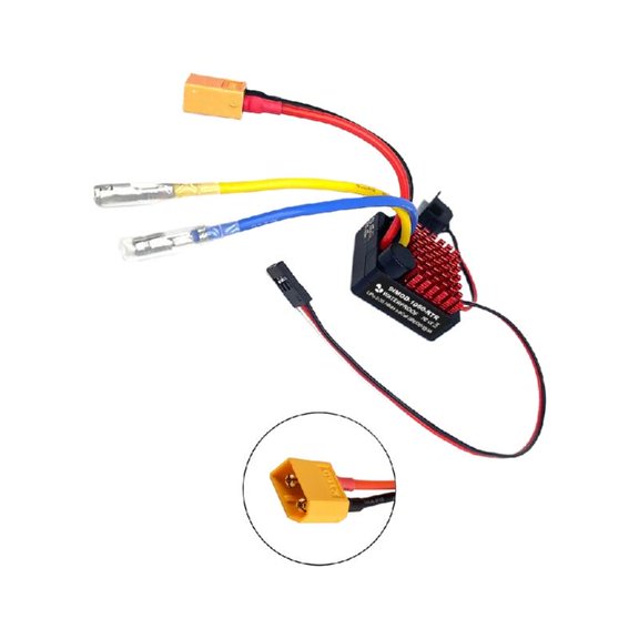RTRs Plugs Play 60A Brushed ESC Optimized Low Speed Performances For 540 550 Motors