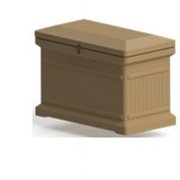 RTS Companies US 5502-00500A-54-81 Premium Horizontal Architectural ParcelWirx Delivery Drop Box - Oak - 23.2 H x 18 W x 33.5 D in