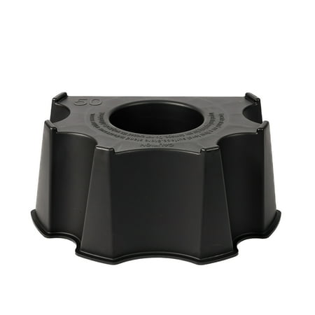 RTS Home Accents Flat Back Rain Barrel Stand, Black Color