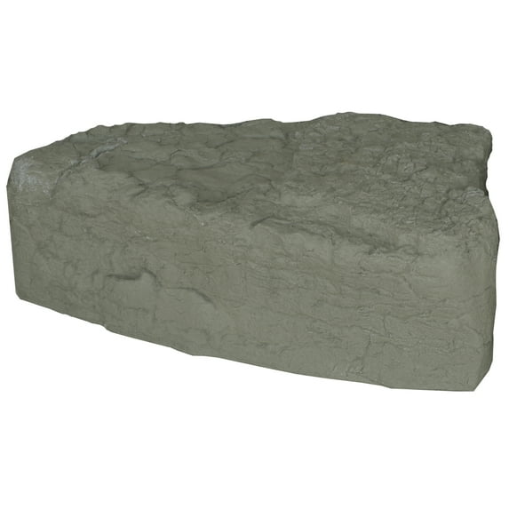 RTS Home Accents Large Landscape Rock, Armor Stone Appearance, Lightweight, 36"W x 27"D x 14"H, Left Triangle, Sandstone Color