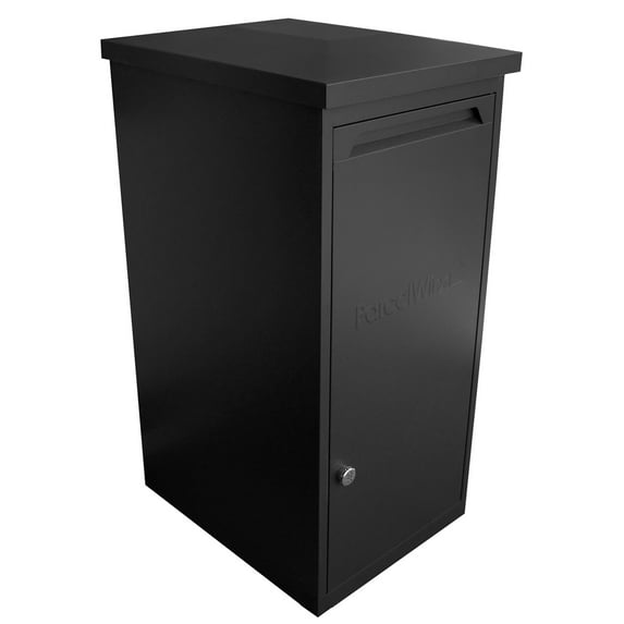 RTS Home Accents ParcelWirx Large Lockable Package Delivery Box, Graphite Color