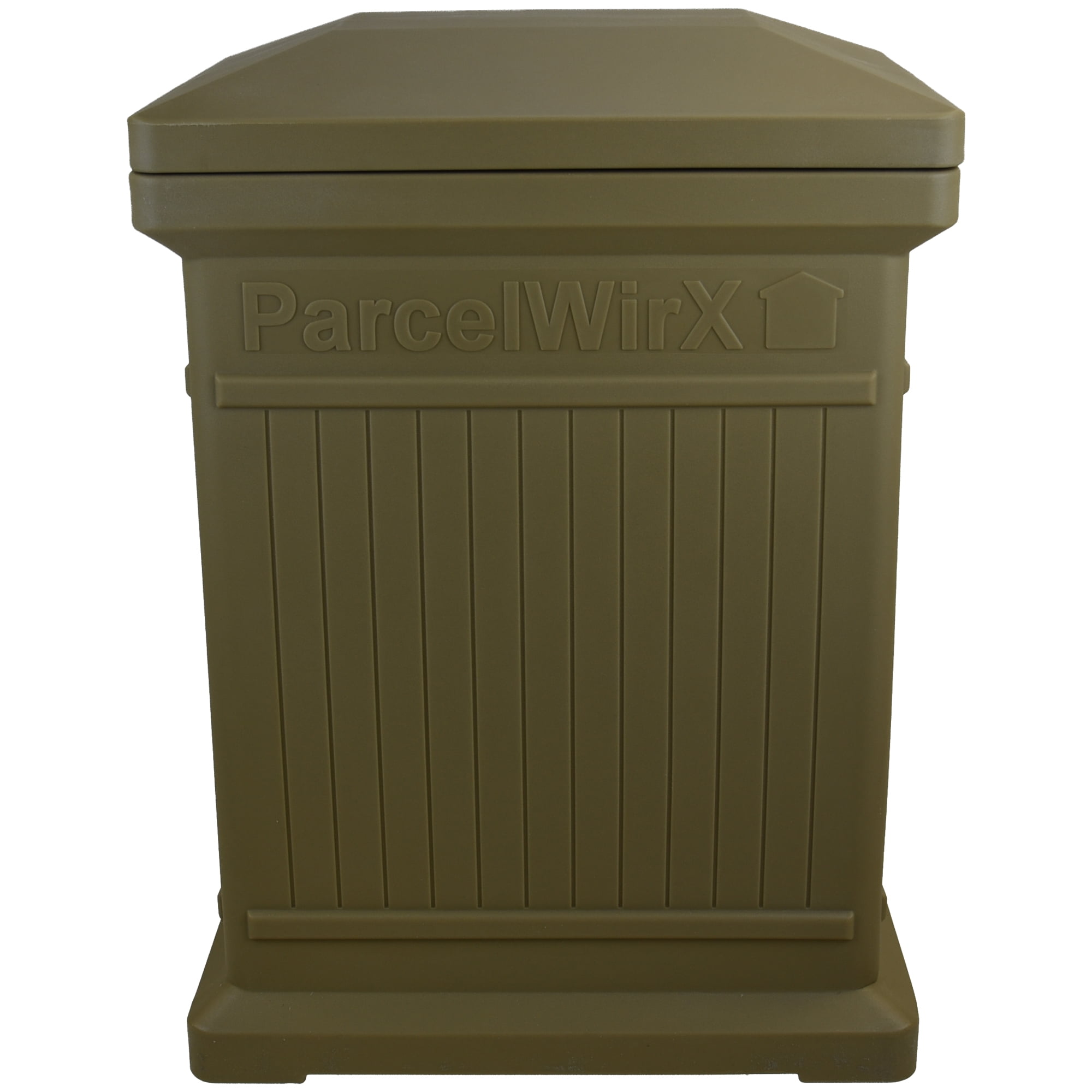 Oak Vertical Plastic Package Delivery Drop Box