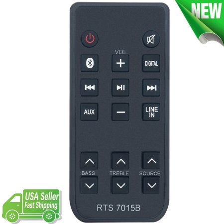 RTS7015B Replace Remote Control for RCA Sound Bar Soundbar Subwoofer