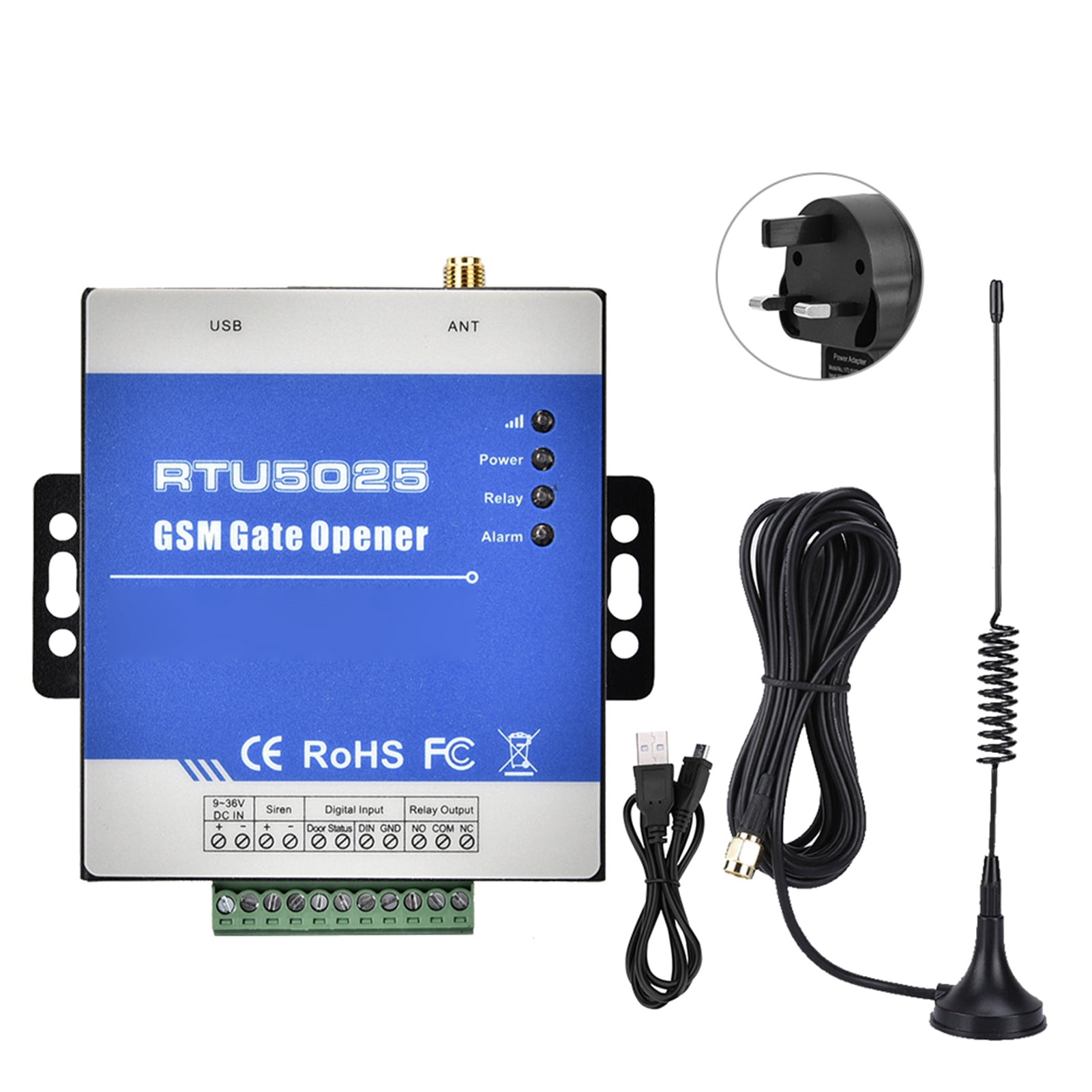 RTU5025 Wireless Remote GSM Gate Opener Operator Garage Door Access