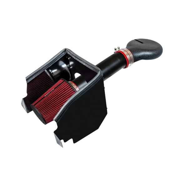 RTUNES RACING - BLACK - HEAT SHIELD COLD AIR INTAKE Compatible For 1994-2001 DODGE RAM 94-01 DODGE RAM 1500 5.2L/5.9L V8 / 94-02 DODGE RAM 2500 5.9L V8