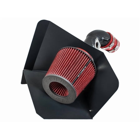 RTUNES RACING - BLACK - HEAT SHIELD COLD AIR INTAKE Compatible For 2009-2017 TOYOTA COROLLA 09-17 COROLLA 1.8L / 16-17 SCION IM 1.8L