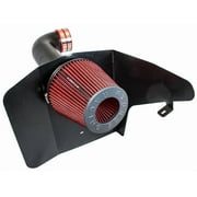 RTUNES RACING - BLACK - HEAT SHIELD COLD AIR INTAKE Compatible For 2010-2015 CHEVROLET CAMARO 6.2L V8