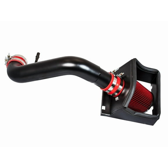 RTUNES RACING - BLACK - HEAT SHIELD COLD AIR INTAKE Compatible For 2011-2014 Compatible ForD F150 5.0L V8