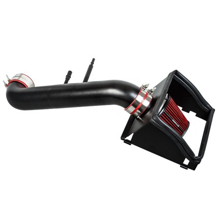RTUNES RACING - BLACK - HEAT SHIELD COLD AIR INTAKE Compatible For 2015-2018 FORD F150 15-18 F150 5.0L V8