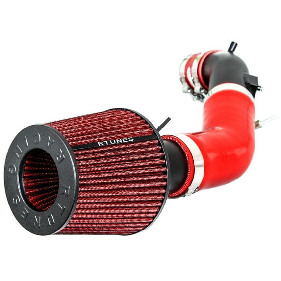 RTUNES RACING BLACK PIPE COLD AIR INTAKE KIT + FILTER Compatible For 10-12 3 2.5L L4