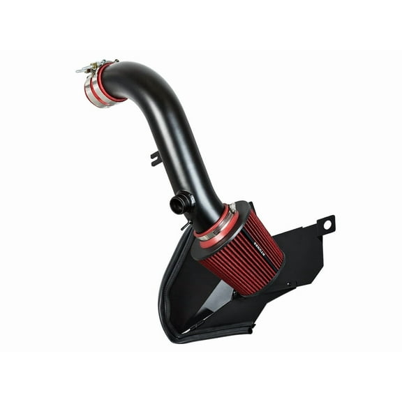 RTUNES RACING BLACK PIPE HEAT SHIELD COLD AIR INTAKE KIT + FILTER Compatible For 15-20 VW GOLF 1.8T / GTI 2.0L / JETTA GLI/AUDI A3 / AUDI A3 QUATTRO