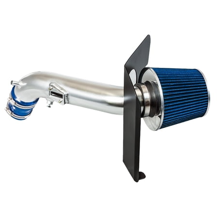 RTUNES RACING - BLUE - COLD AIR INTAKE w/HEAT SHIELD KIT Compatible For 13-17 HONDA ACCORD 2.4L