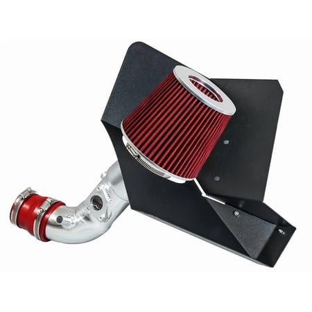 RTUNES RACING - RED - COLD AIR INTAKE w/HEAT SHIELD KIT Compatible For 09-17 TOYOTA COROLLA / 16-17 SCION IM