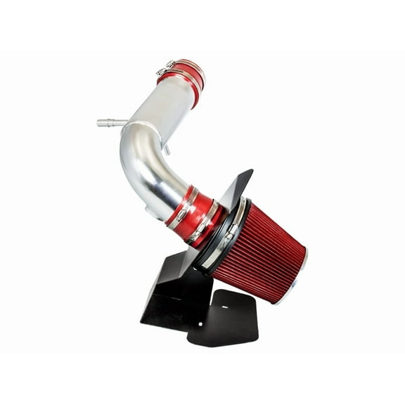 RTUNES RACING - RED - COLD AIR INTAKE w/HEAT SHIELD KIT Compatible For 11-18 FORD EXPLORER 3.5L