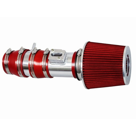 RTUNES RACING - SHORT RAM INTAKE Compatible For 09-14 TL 3.5L / 2010 TL 3.7L / 09-12 Honda Accord / 10-12 Honda Crosstour 3.5L (Red)