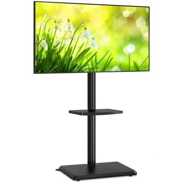 RTVR Swivel Floor TV Stand with Mount for TVs 32-60Inch Universal Swivel Televisions TV Mount Stand Black