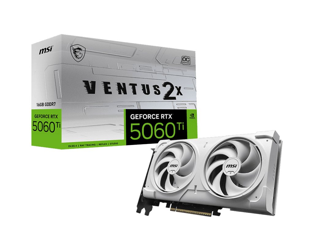 Ventus(白) MSI 大幅値下げ！【新品•レシート付】RTX5060Ti MSI PLUS 2X VENTUS 8G Ti 5060 RTX™ GeForce グラフィックボード・グラボ・ビデオカード