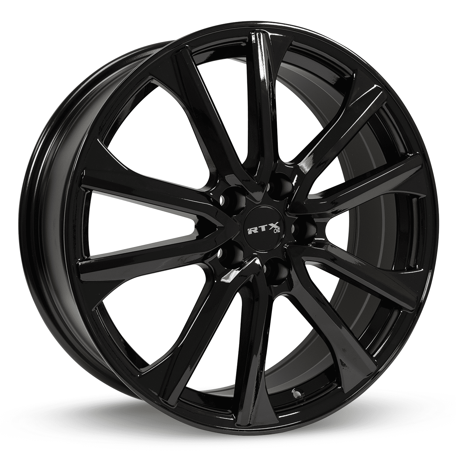 RTX Arai 16x6.5 5x114.3 ET40 CB67.1 Gloss Black Durable Aluminum