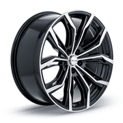 RTX Black Widow 17x7.5 5x105 ET38 CB56.6 Black Machined Wheel
