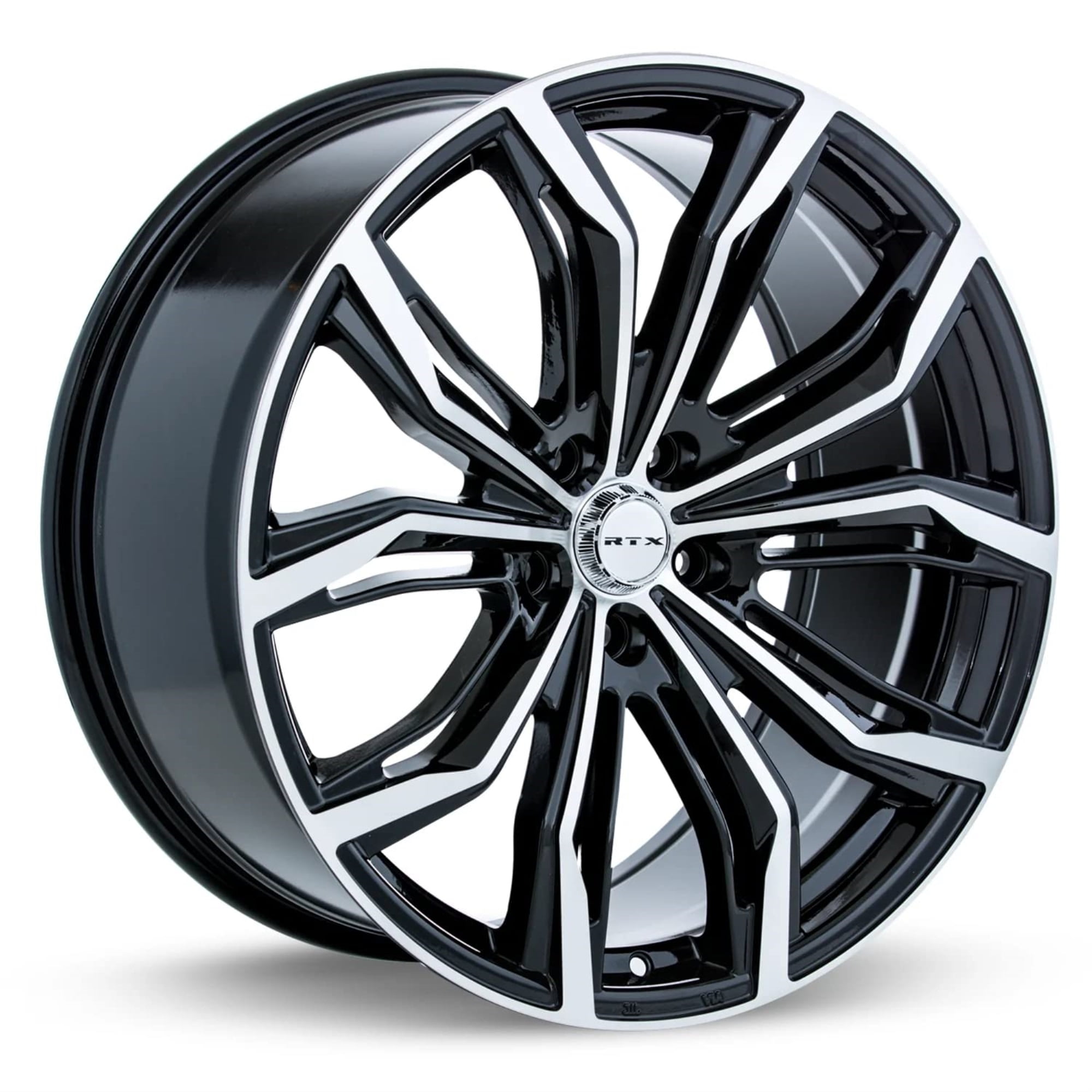 RTX Black Widow 17x7.5 5x120 ET35 CB72.6 Black Machined Wheel