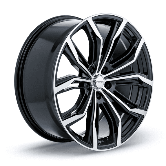 RTX Black Widow 18x8 5x112 ET42 CB66.6 Black Machined Wheel