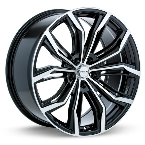 RTX Black Widow 20x9 5x114.3 ET38 CB73.1 Black Machined Wheel