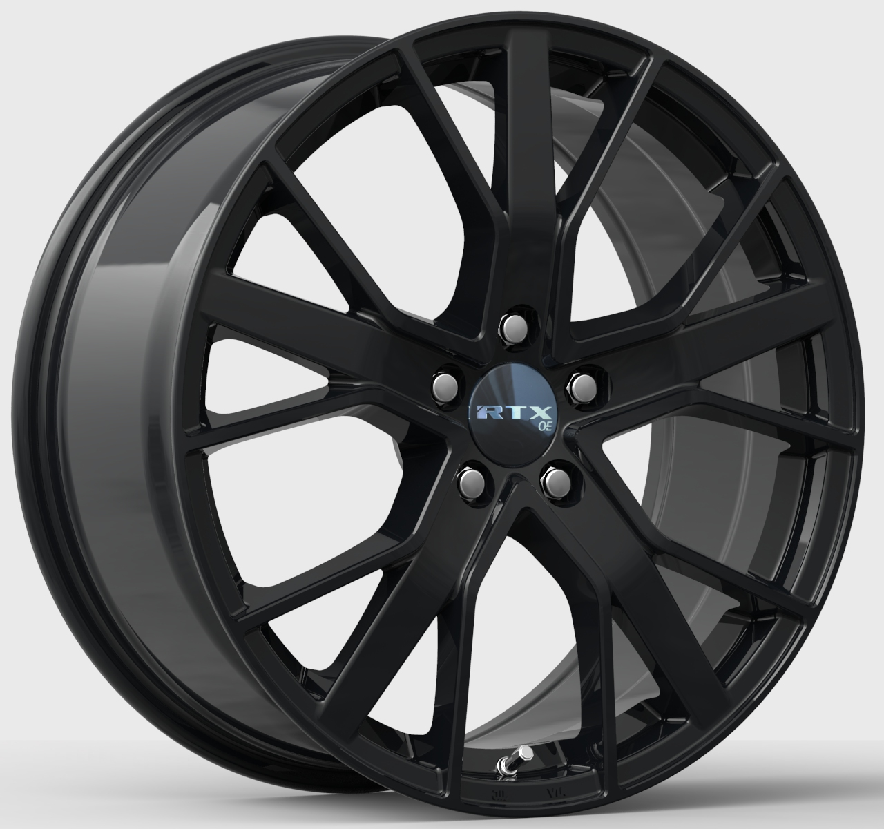 RTX Brumen 21x9.5 5x112 ET32 CB66.6 Gloss Black Wheel