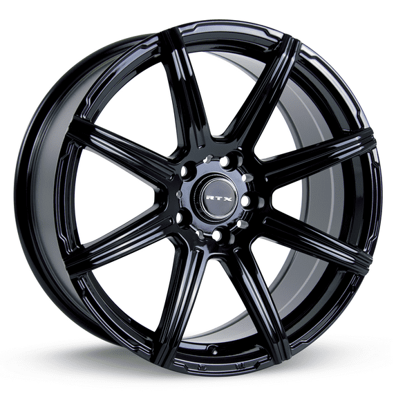 RTX Compass 15x6.5 5x112 38P C57.1 Gloss Black Wheel