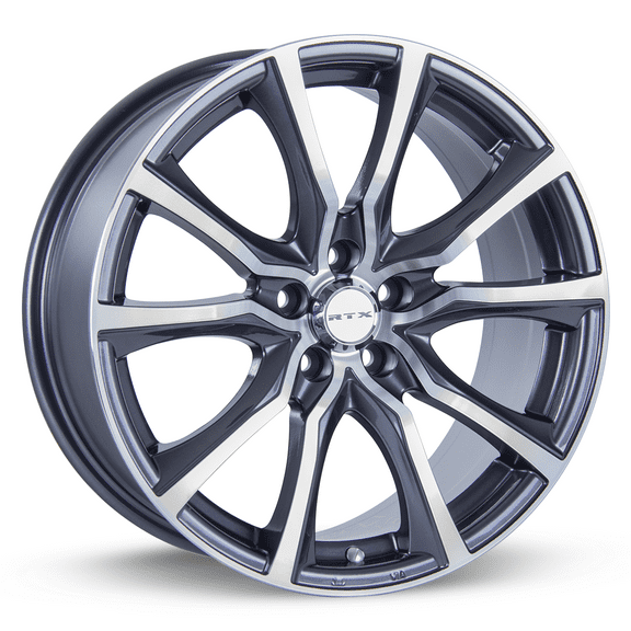 RTX Contour 16x7 5x114.3 ET40 CB73.1 Gunmetal Machined Wheel