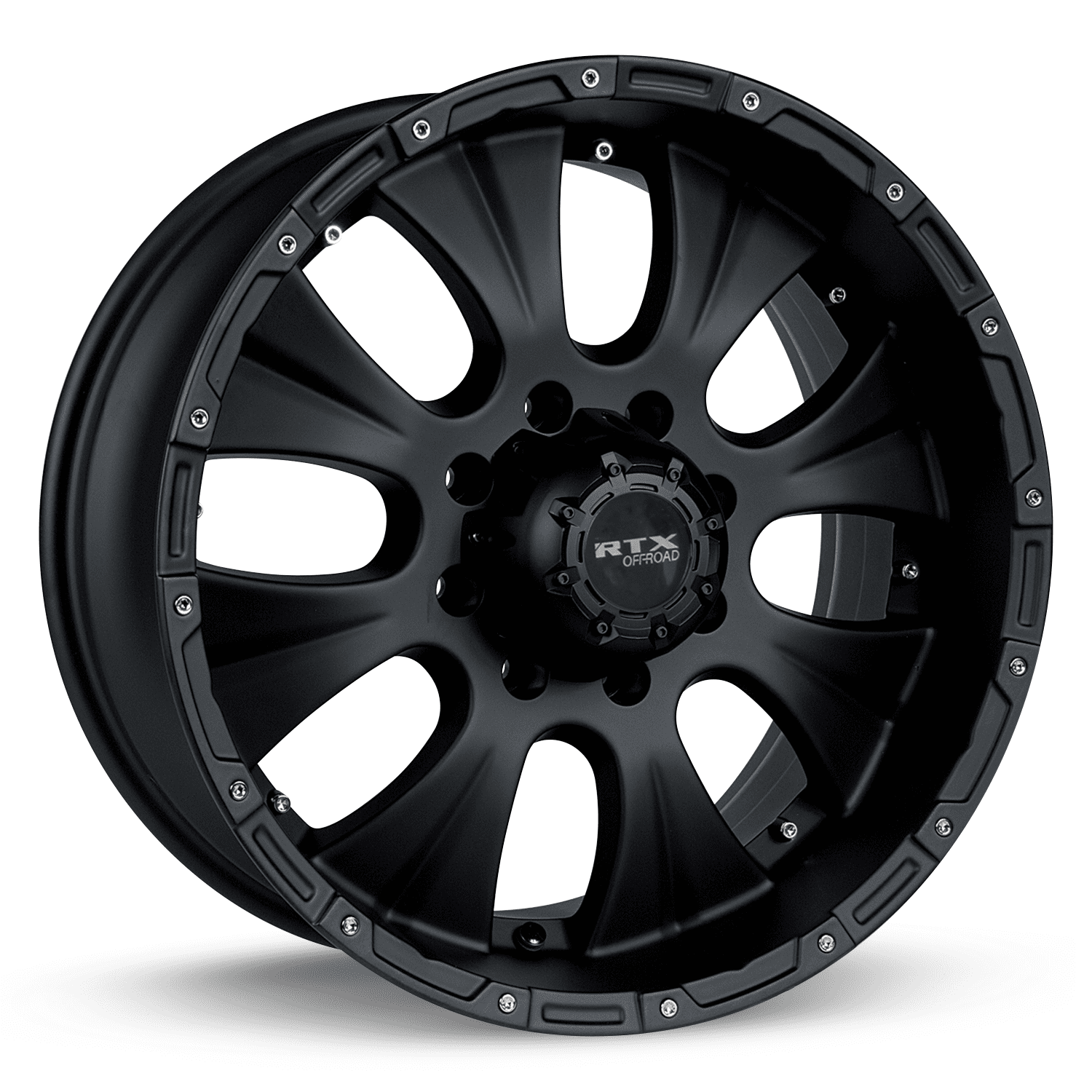 RTX Crawler 17x8 8x165.1 ET20 CB130 Matte Black Wheel