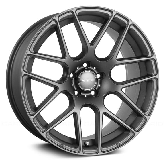 RTX Custom Wheel 16x6.5 inch Rim for 2006-2011 Acura CSX 73.1mm CB Offset 38mm Matte Gunmetal