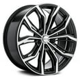 thumbnail image 1 of RTX Custom Wheel 18x8 inch Rim for 2001-2003 Acura CL 73.1mm CB Offset 42mm Black with Machined Face, 1 of 3