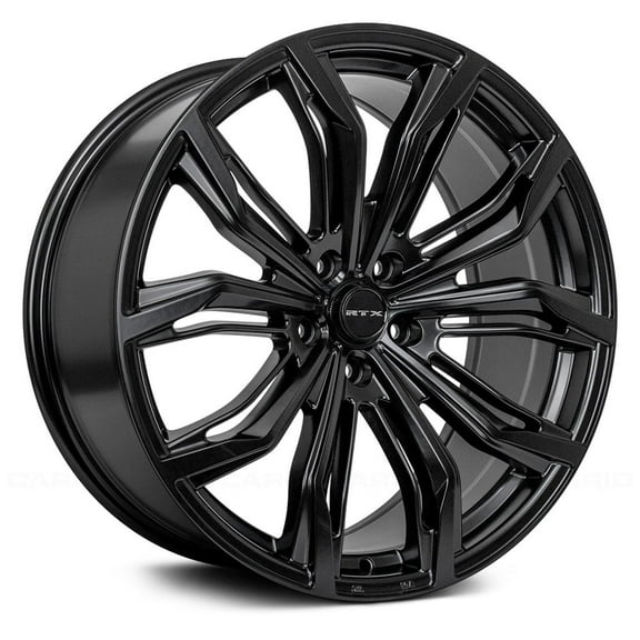 RTX Custom Wheel 18x8 inch Rim for 2006-2020 Audi A3 66.6mm CB Offset 42mm Satin Black