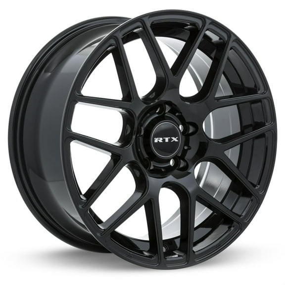 RTX ENVY Custom Wheel - 18x8, 38 Offset, 5x120.65 Bolt Pattern, 74.1mm Hub - Gloss Black Rim