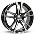 thumbnail image 1 of RTX Force 15x6.5 4x100 ET42 CB73.1 Black Machined Wheel, 1 of 2