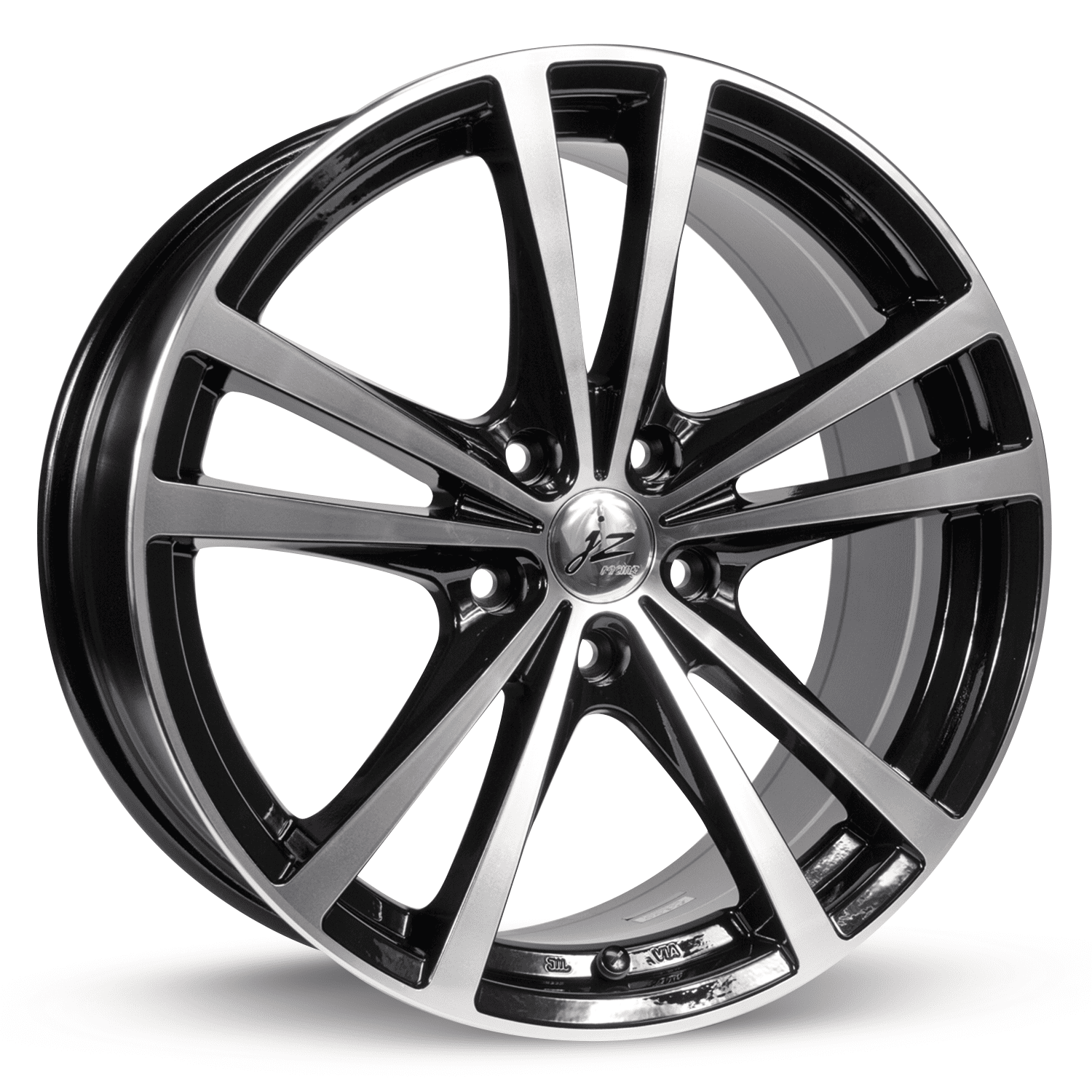 RTX Force 15x6.5 5x114.3 ET45 CB73.1 Black Machined Wheel
