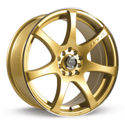 RTX INK 17X7.5 5-100/114.3 42P C73.1 GOLD MCH Wheel