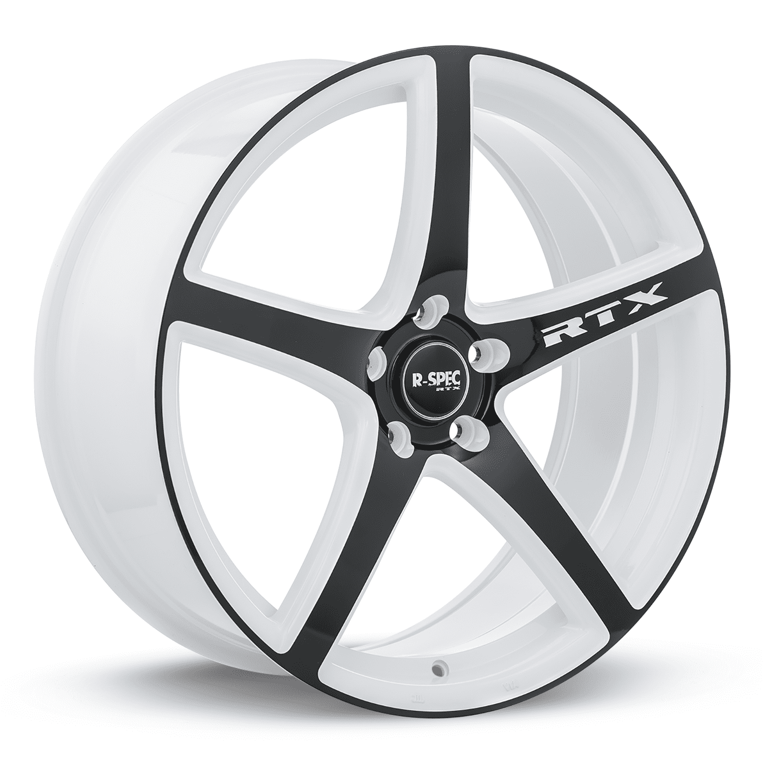 RTX Illusion 17x7.5 5x114.3 ET42 CB73.1 White & Black Wheel