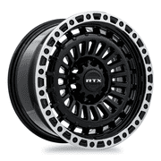 RTX Moab 17x9 6x139.7 ET0 CB106.1 Gloss Black Machined Lip Wheel