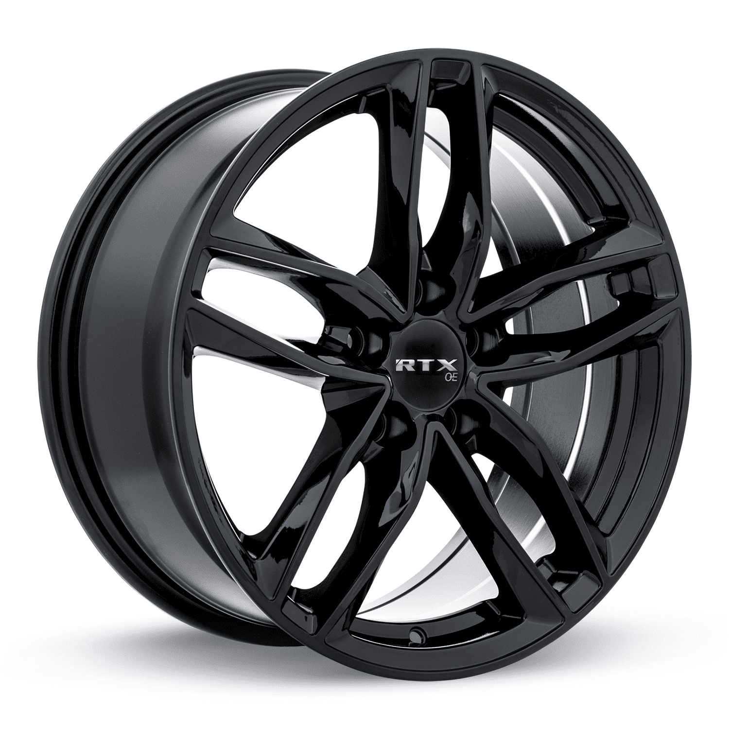 RTX Nuremberg 17X7.5 5x112 ET35 CB66.6 GLOSS BLACK Wheel