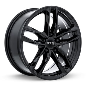 RTX OE Custom Wheel 17x7.5 Inch Rim for 2006-2020 Audi A3 66.6mm CB Offset 35mm Gloss Black